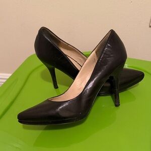 Nine West Black Stiletto Heel Pumps 8.5